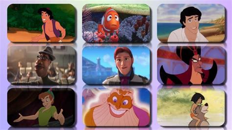 disney hahmot miehet|50 Best Male Disney Characters Of All Time